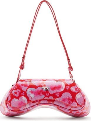 【 DIESEL 】ST VALENTINE-PLAY CROSSBODY Women's St Valentine-Play-Crossbody bag with all-over heart